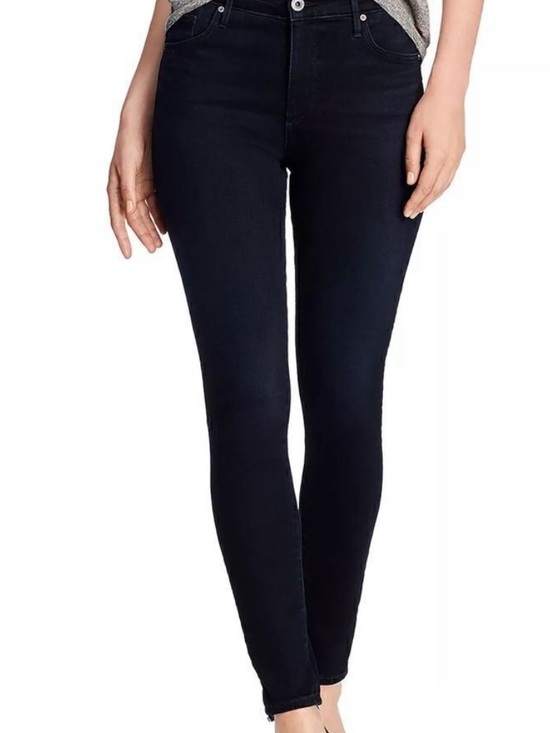 Ag Adriano Goldschmied Denim - AG High Rise Skinny Farrah Ankle Black Jeans. Sz. 28. Very good condition